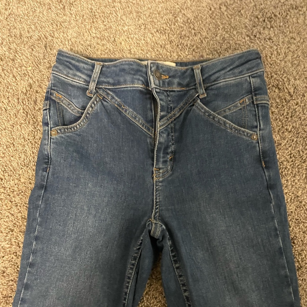 Free people vintage inspired western skinny jeans